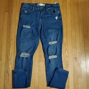 Garage premium high waist jeans distressed look